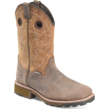 Doubleh Mens 12 Abner Waterproof Composite Toe Roper Work Boot