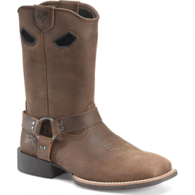 Phantom Rider Mens 11 Soft Toe Roper Harness Boot