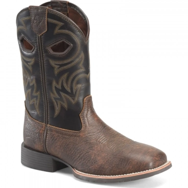 Phantom Rider Mens 11 Soft Toe Wide Roper Work Boot