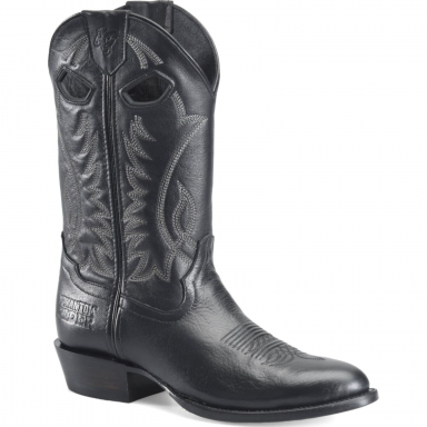 Phantom Rider Mens 11 Roper Black Work Boot Style