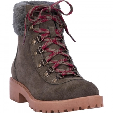 Dingo Womens Telluride Leather Hiking Bootie