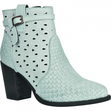 Dingo Womens Be Famous Leather Western Bootie