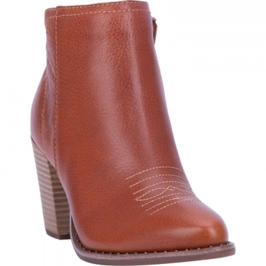 Dingo Womens Call Back Leather Western Bootie