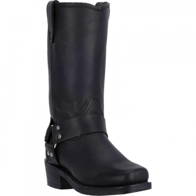 Dingo Mens Dean Leather Harness Black DI19057 Boot