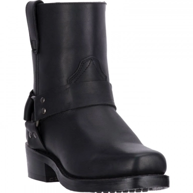 Dingo Mens Rev Up Leather Harness Motorcycle Boot