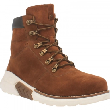 Dingo Mens Traffic Zone Leather Whiskey DI308 Boot
