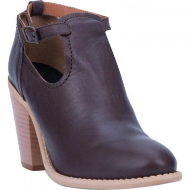 Dingo Womens Leia Leather Western Mule Bootie