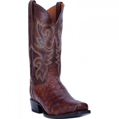 Dan Post Mens Bayou Caiman Brass Cowboy Boot