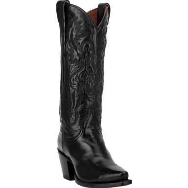 Dan Post Womens Maria Leather Black Fashion Western Boot