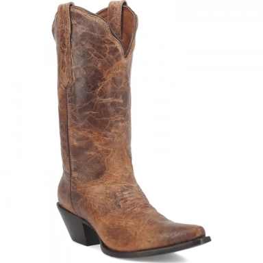 Dan Post Womens Colleen Leather Tan Boot