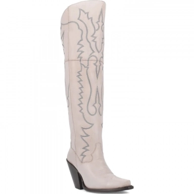 Dan Post Womens Loverly Leather White Boot