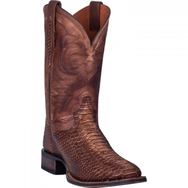 Dan Post Mens Ka Leather Brown Cowboy Boot