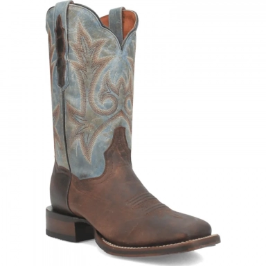 Dan Post Womens Kelsi Leather Brown/Blue Boot