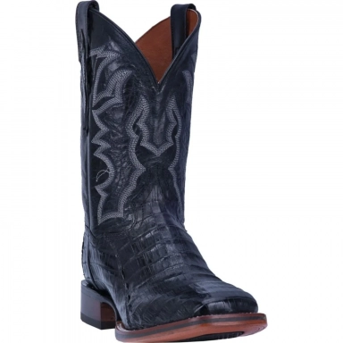Dan Post Mens Kingsly Caiman Black Cowboy Boot