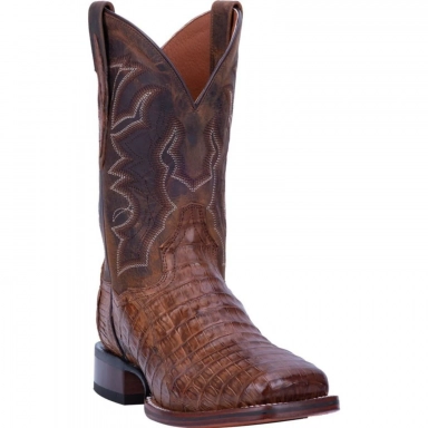 Dan Post Mens Kingsly Caiman Bay Apache Chocolate Cowboy Boot