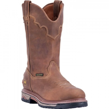 Dan Post Mens Journeyman Leather Saddle Cowboy Boot