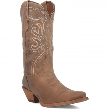 Dan Post Womens Karmel Leather Tan Boot
