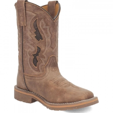 Dan Kids Post Children Marty Leather Childrens Tan Boot