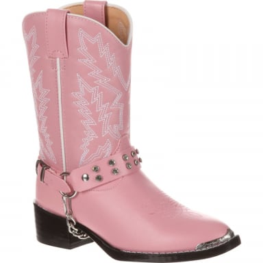 Durango Big Kid Pink Rhinestone Western Boot BT668