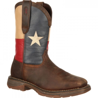 Durango Mens Rebel By Steel Toe Texas Flag Western Boot