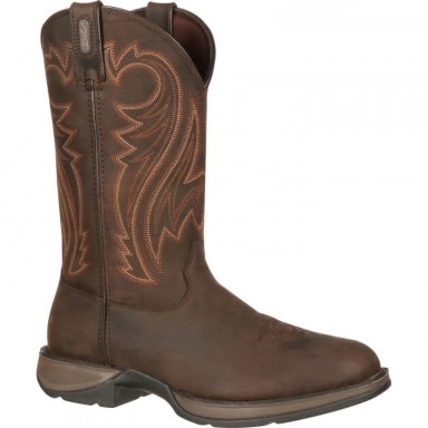 Durango Mens Rebel Chocolate Pull On Western Pull-On Boot