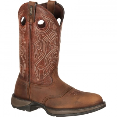 Durango Mens Rebel Brown Saddle Western Boot