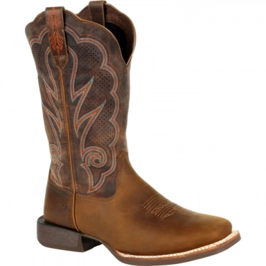Durango Womens Lady Rebel Pro Cognac Ventilated Western Boot