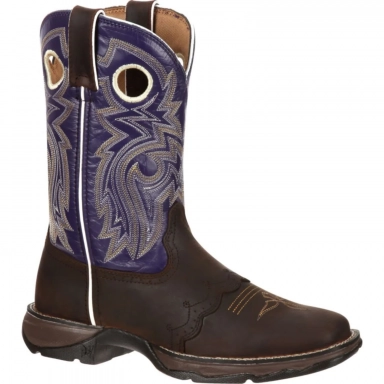 Durango Womens Lady Rebel Lace Saddle Western Boot