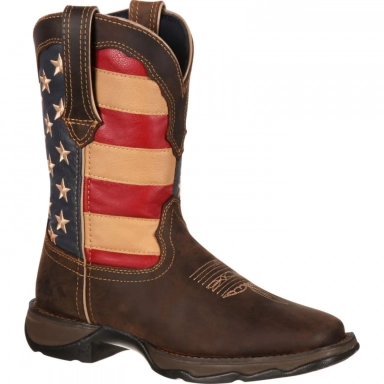 Durango Womens Pull Flag Western Boot