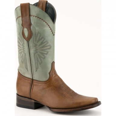 Ferrini Mens Santa Fe Brandy D-Toe Boot