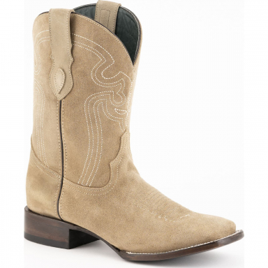 Ferrini Mens Roughrider Taupe S-Toe Boot 13493-41