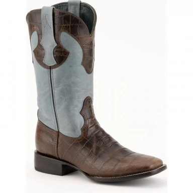 Ferrini Mens Mustang Brown S-Toe Boot