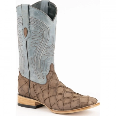 Ferrini Mens Bronco Brown S-Toe Boot
