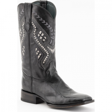 Ferrini Mens Jesse Black S-Toe Boot 43593-04