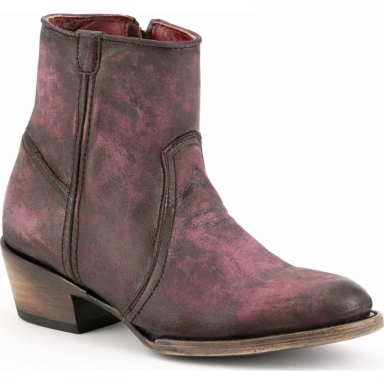 Ferrini Womens Ladies Stacey Purple R-Toe Boot