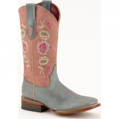 Ferrini Womens Ladies Lilah Dusty Blue S-Toe Boot