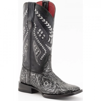 Ferrini Womens Ladies Cleopatra Silver S-Toe Boot