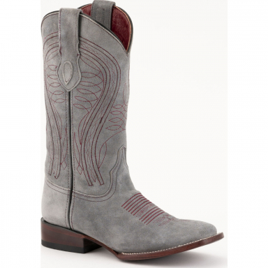 Ferrini Ladies Roughrider Grey S-Toe Boot 84393-49