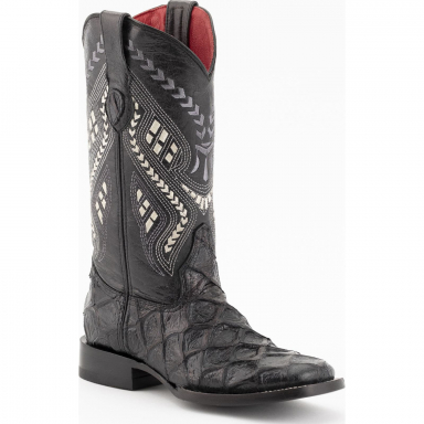 Ferrini Ladies Ladies Bronco Black S-Toe Boot 93393-04