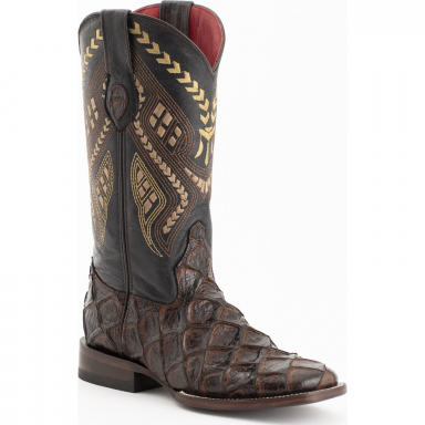 Ferrini Ladies Ladies Bronco Chocolate S-Toe Boot 93393-09