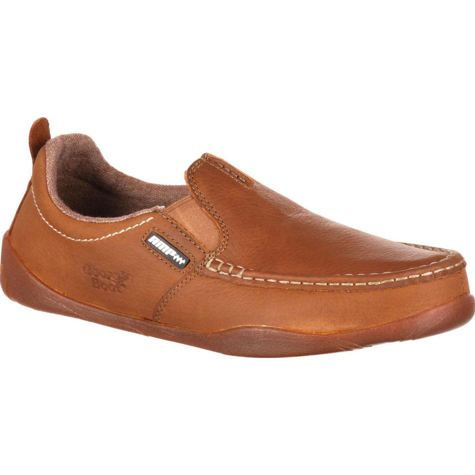 Georgia Boot Mens Cedar Falls Moc Toe Slip On Moccasin