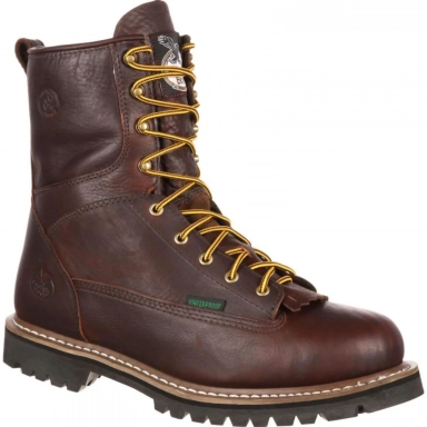 Georgia Boot Mens Waterproof Lace To Toe Work