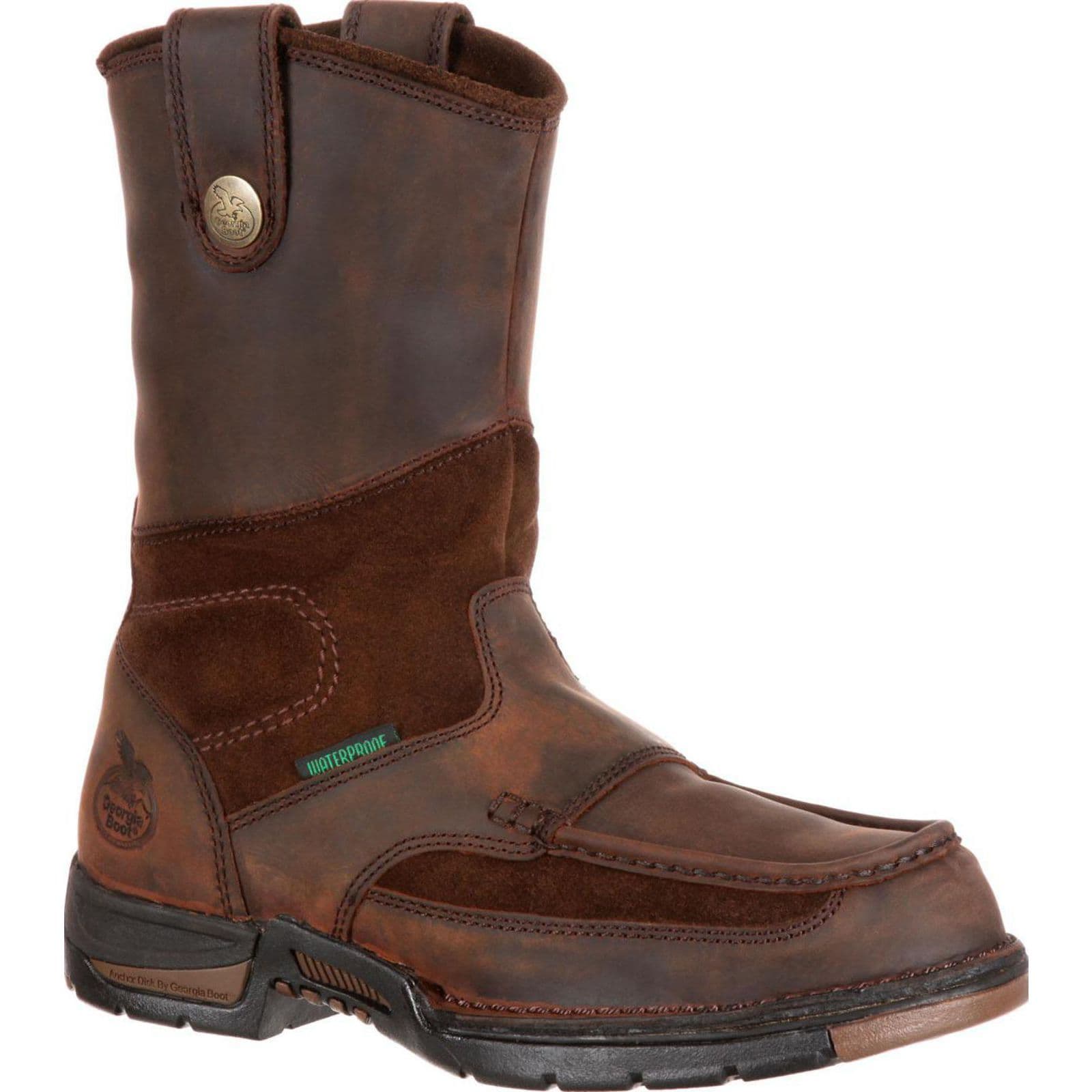 Georgia boots mud dog steel toe waterproof wellingtons on sale