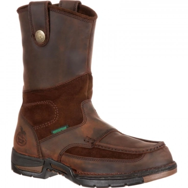 Georgia Boot Mens Athens Steel Toe Waterproof Wellington