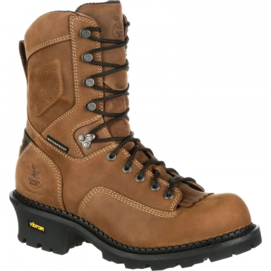 Georgia Boot Mens Comfort Core Waterproof Logger Work