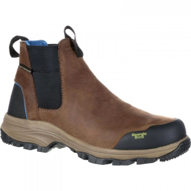 Georgia Boot Mens Blue Collar Waterproof Romeo