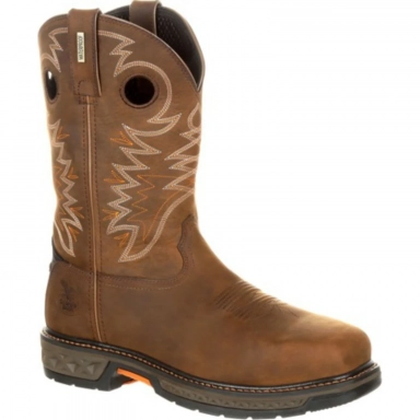 Georgia Boot Mens Carbo Tec Light Alloy Toe Waterproof Pull On Pull-On