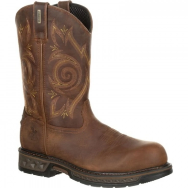 Georgia Boot Mens Composite Toe Waterproof Wellington
