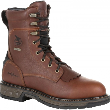 Georgia Boot Mens Carbo-Tec LT Waterproof Lacer Work