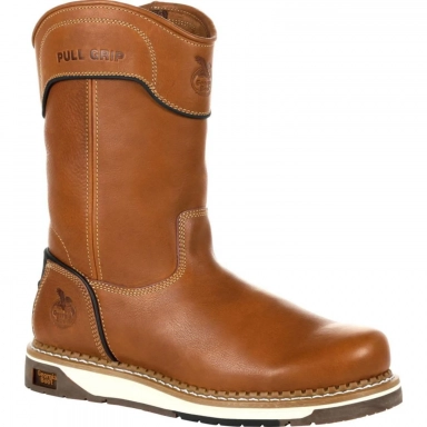 Georgia Boot Mens AMP LT Wedge Pull On Pull-On